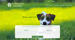 Desktop Screenshot of barkingcatpetsitting.com